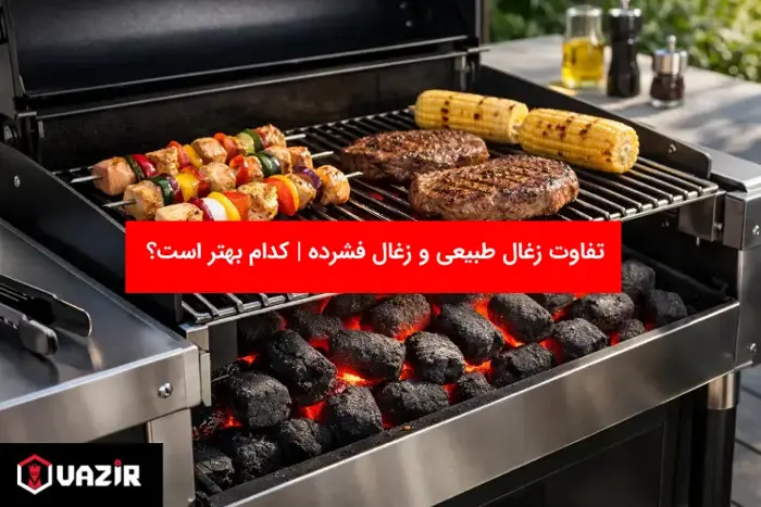 تفاوت زغال طبیعی و زغال فشرده